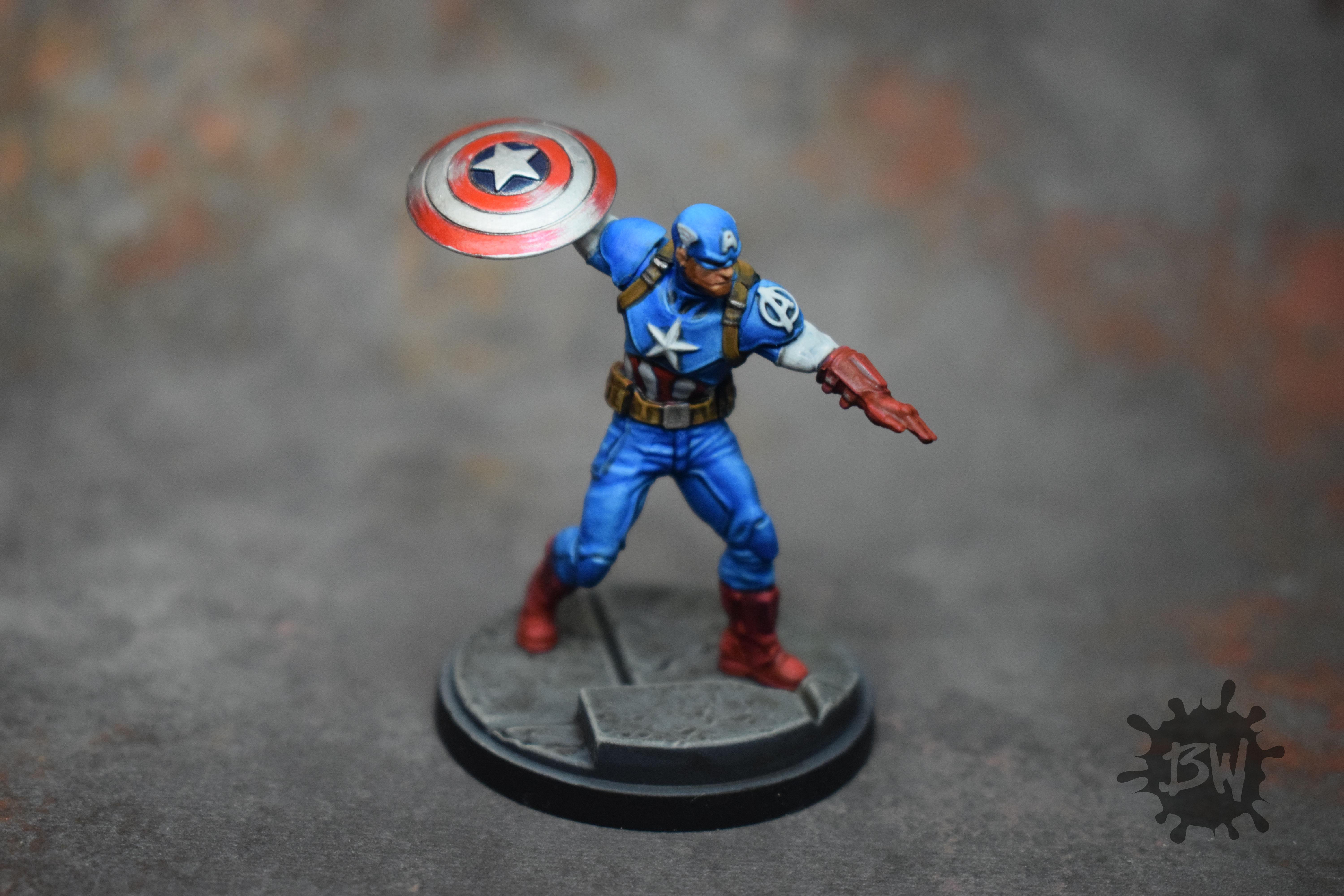 X1 CP38 - Capitaine America et War Machine Plastique Atomic